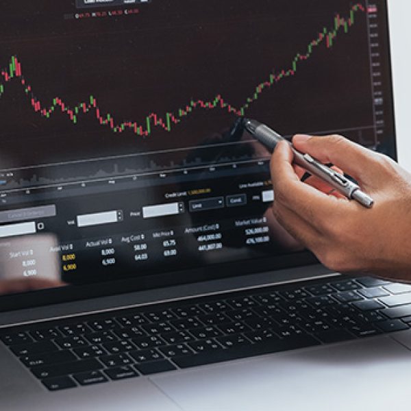 Market volatility website image